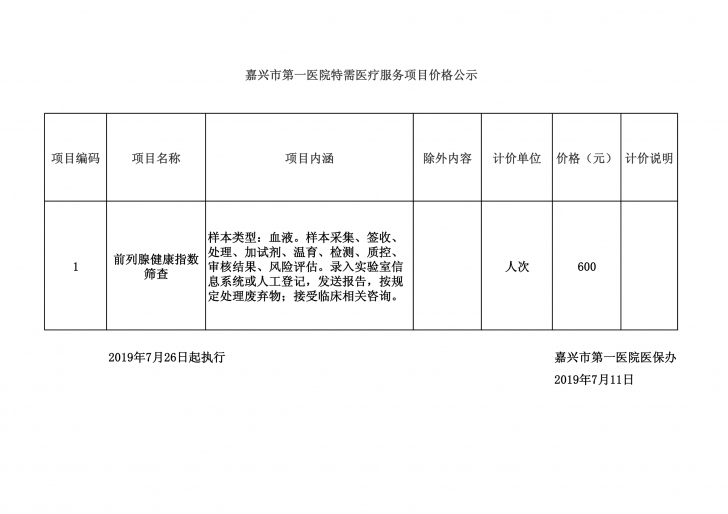 尊龙凯时特需医疗服务项目价格公示表(前列腺健康指数筛查)_1_1.png